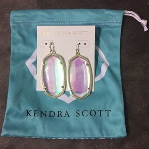 Dichroic glass Danielle earrings